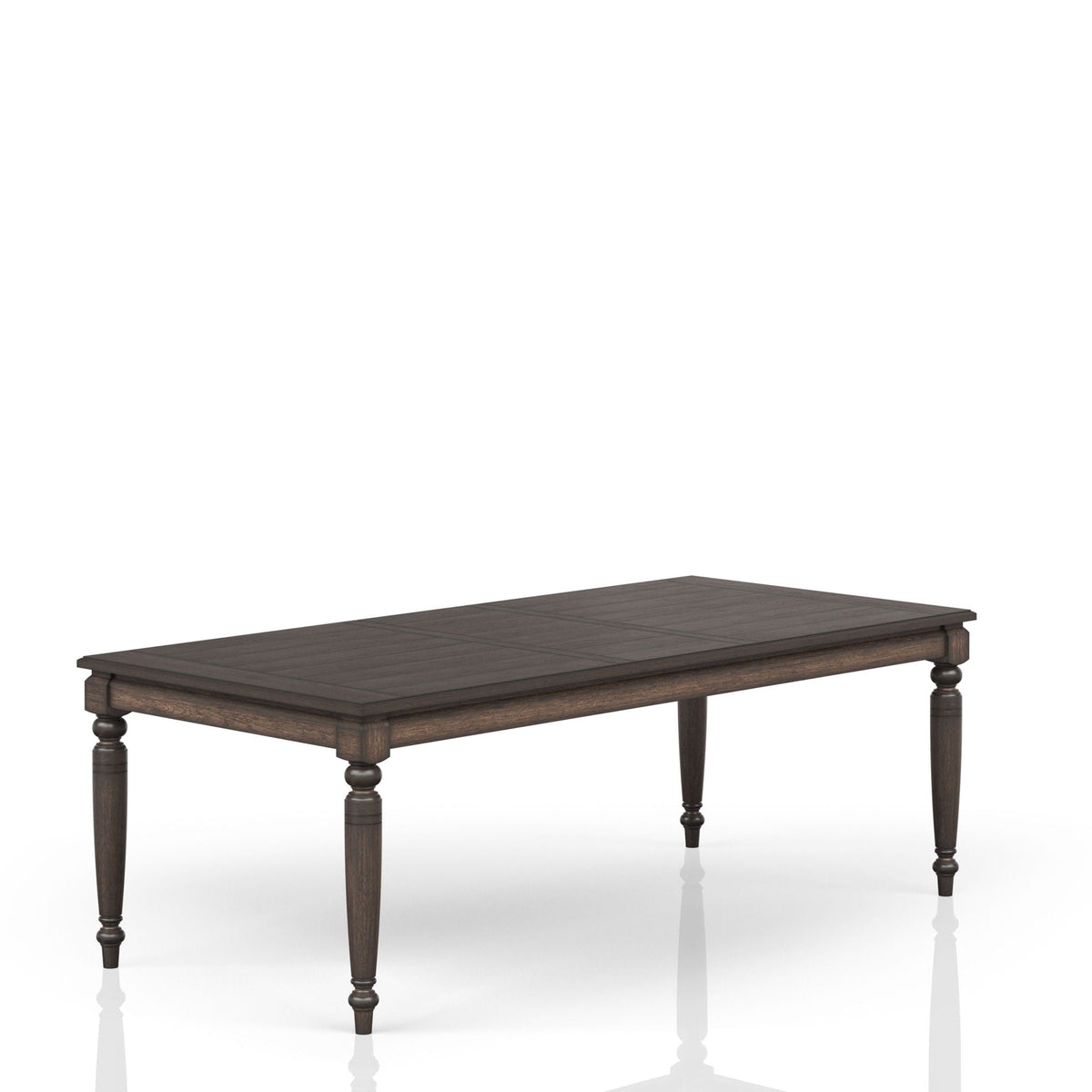 Extendable Dining Table with Expandable Leaf - Coffee, photo 5 of 6