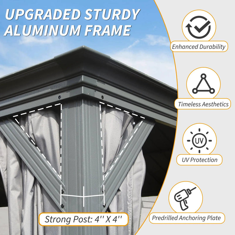 12' X 20' Hardtop Gazebo by HouseOfZazla