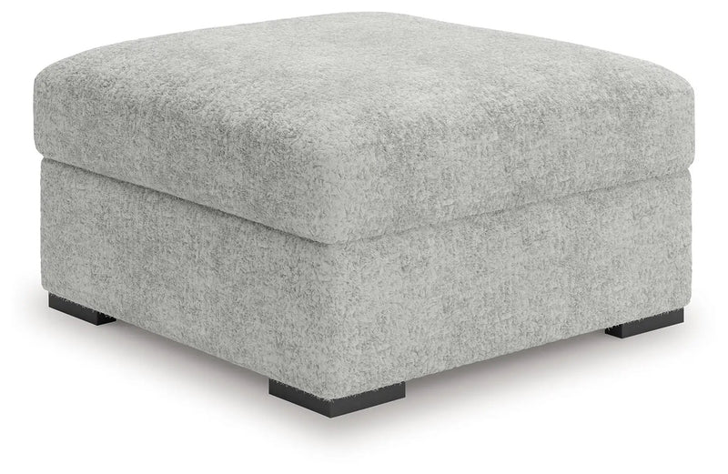 Cuddle Plush - Oversized Accent Ottoman - Arctic by Unique Piece Furniture