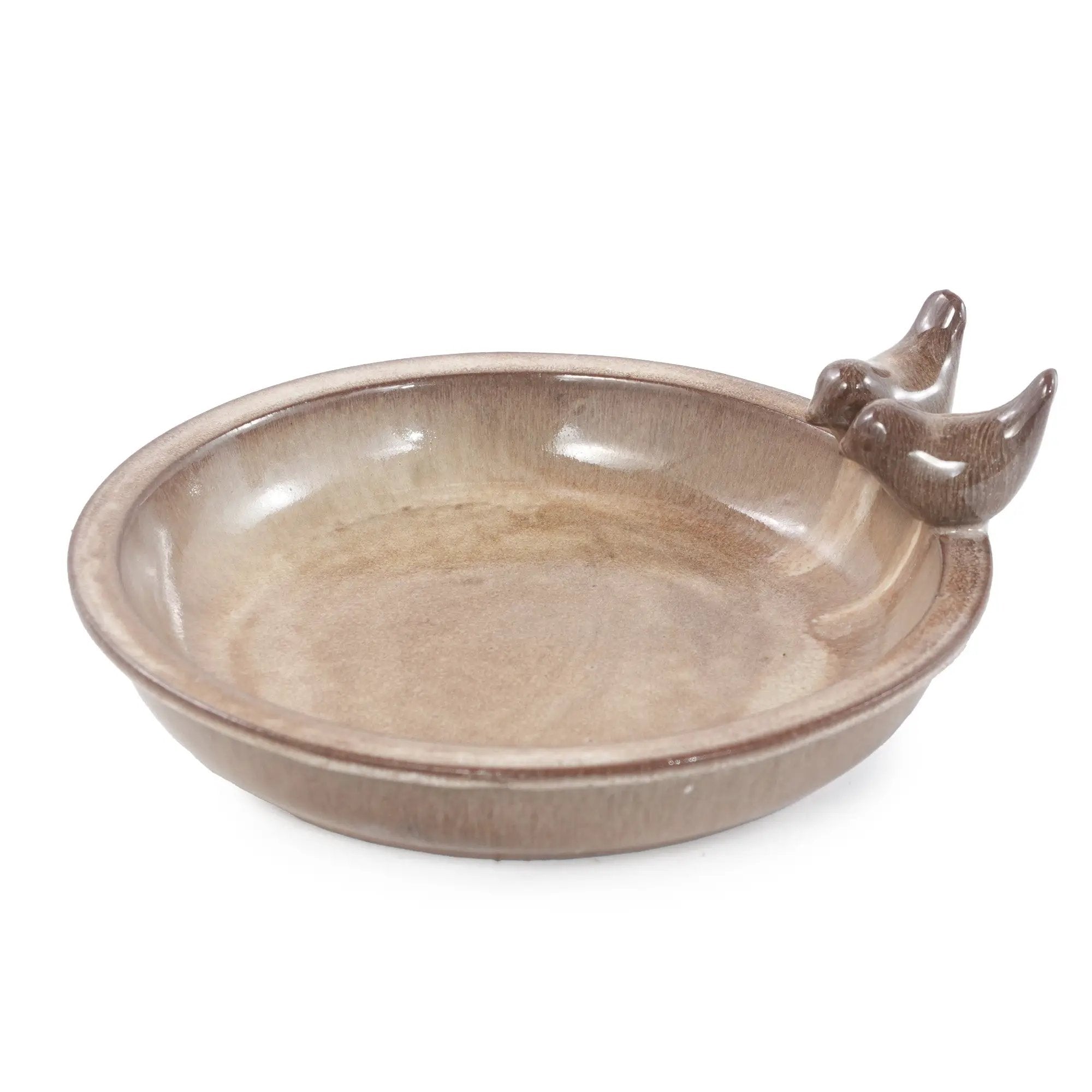 Handmade Ceramic Bird Bath, 11.8 Inch by HouseOfZazla