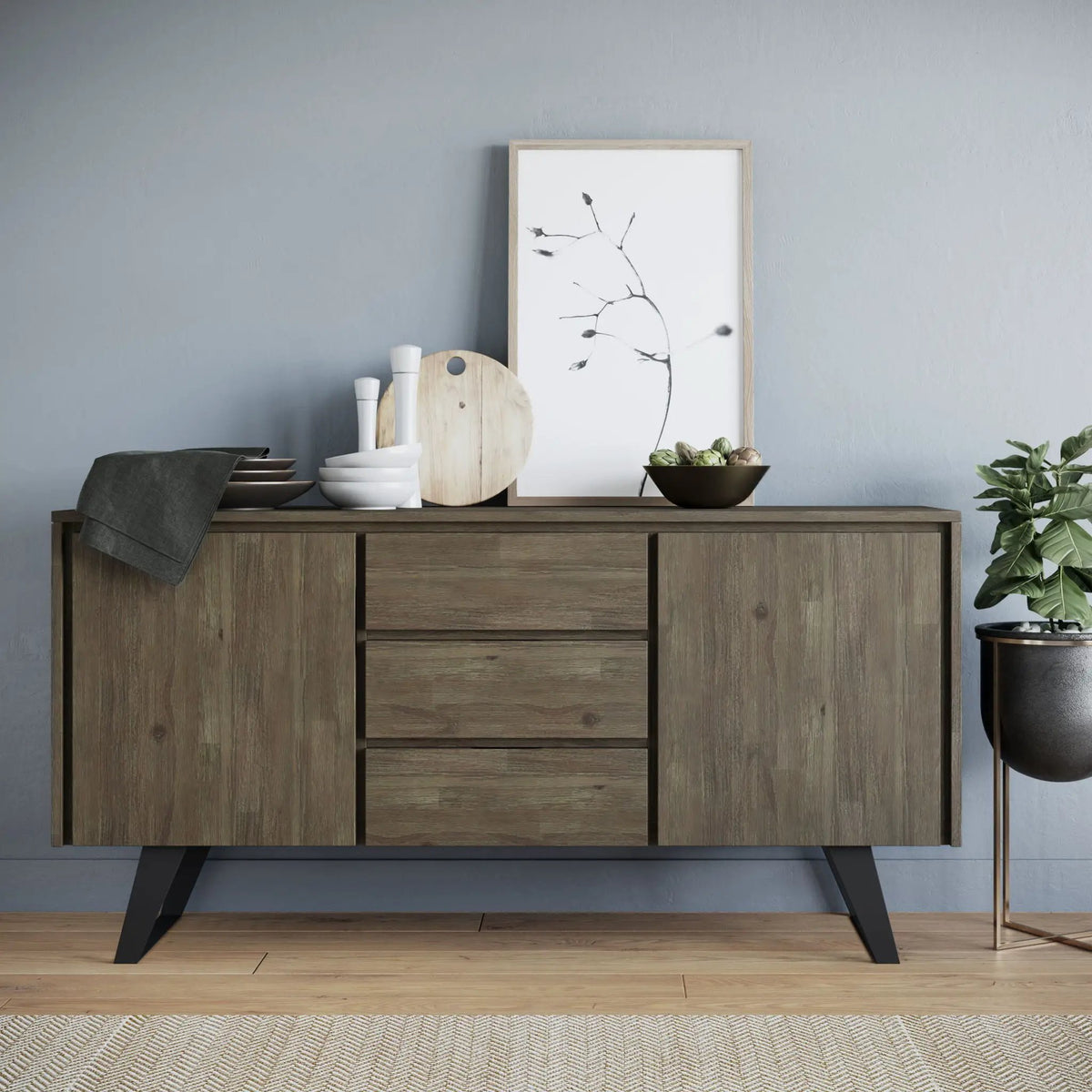 Lowry - Handcrafted Sideboard Buffet, photo 17 of 17