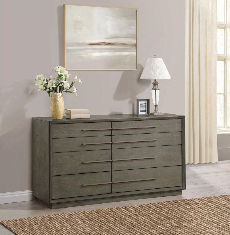 Durango 8-drawer Dresser Taupe Oak by Unique Piece Furniture