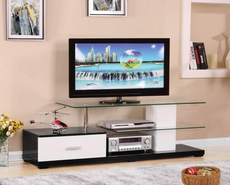 Ivana TV Stand - White / Black, photo 4 of 4