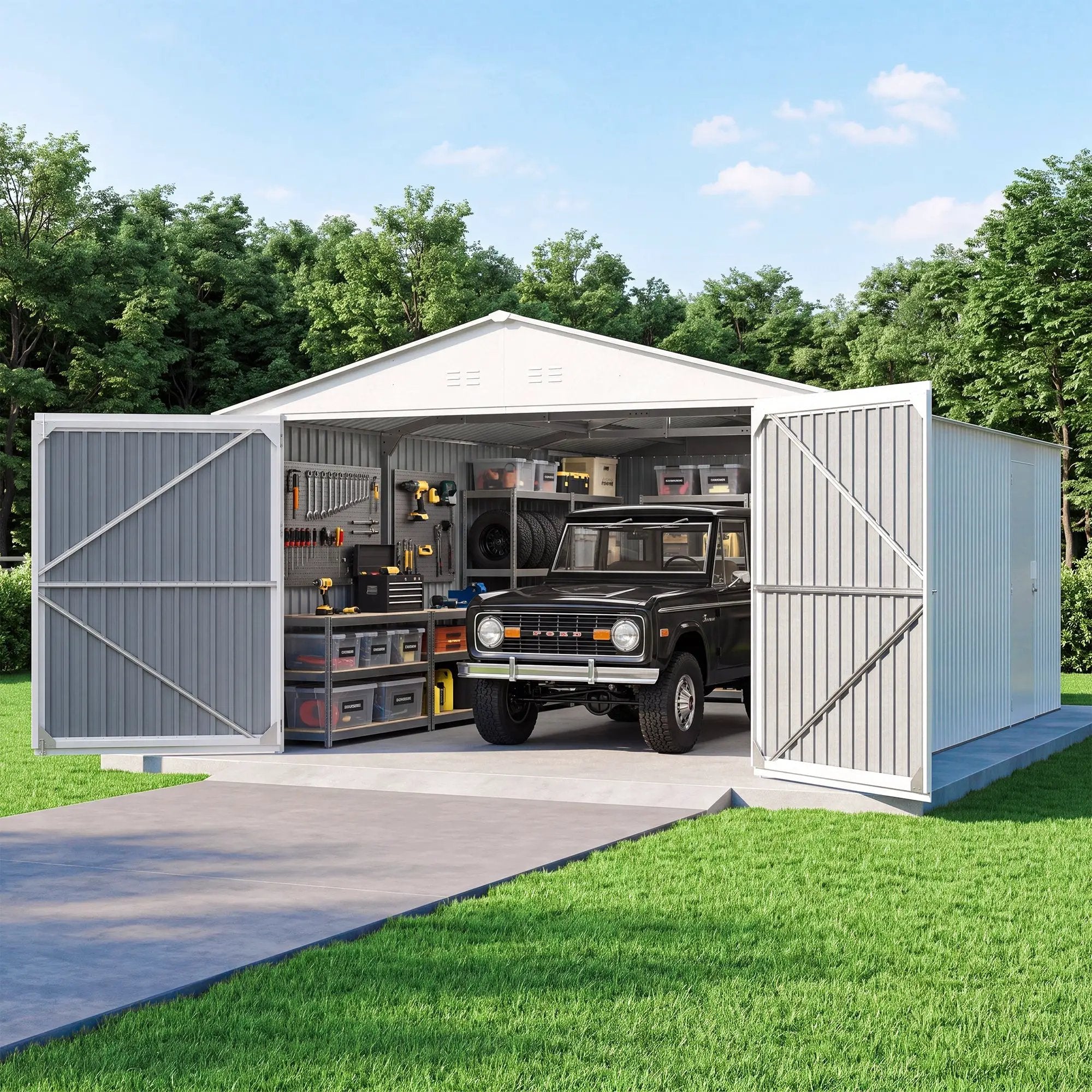 Outdoor Storage Shed 20x13 FT by HouseOfZazla