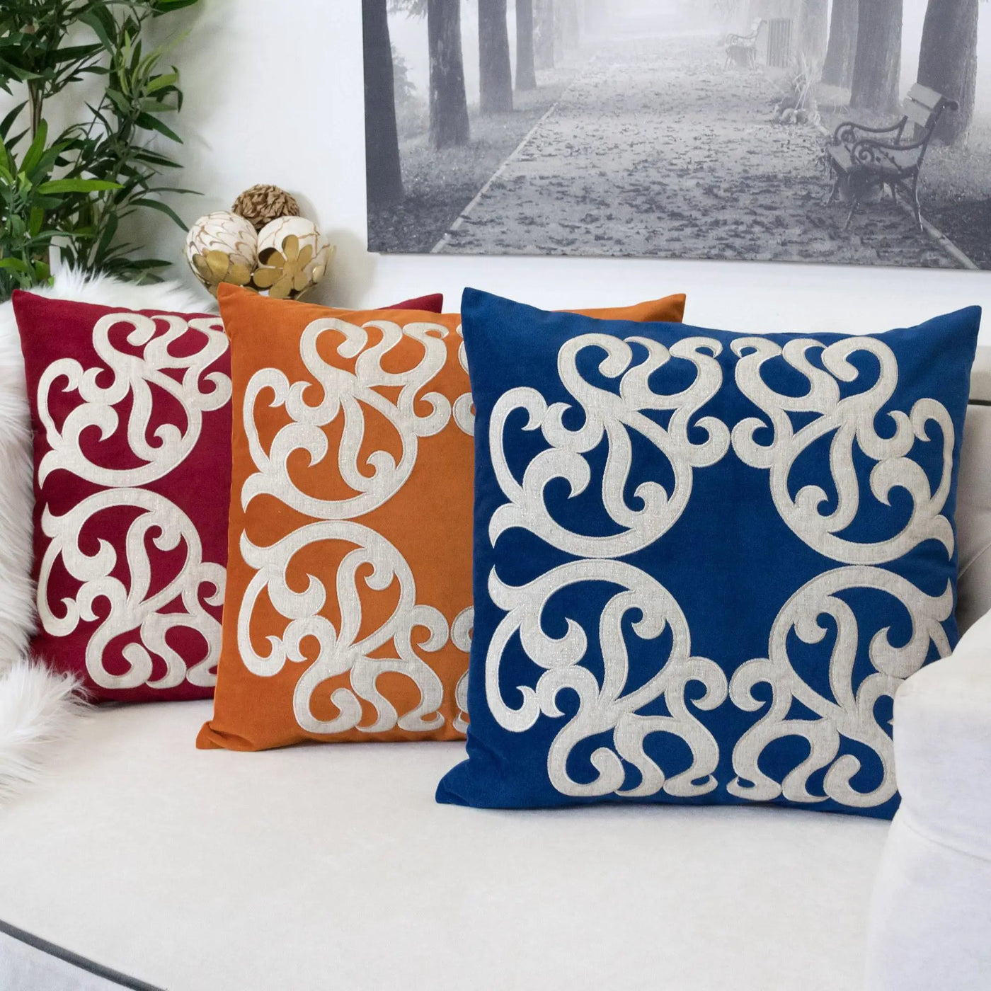 Dora - Pillow Cover With Matching Back by HouseOfZazla