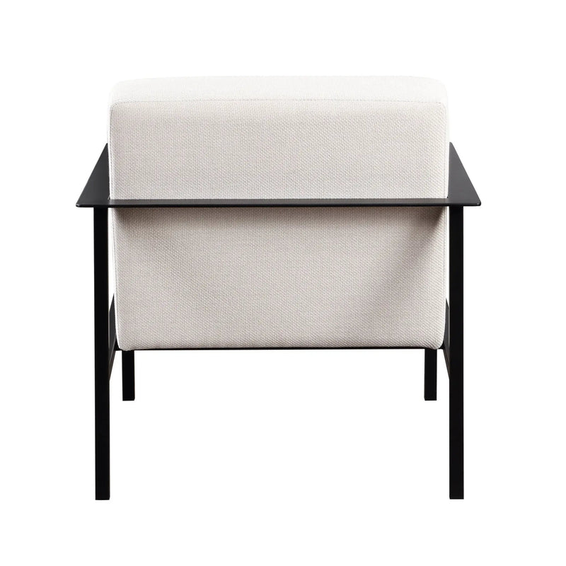 Millie - Stationary Accent Chair - Off White by HouseOfZazla