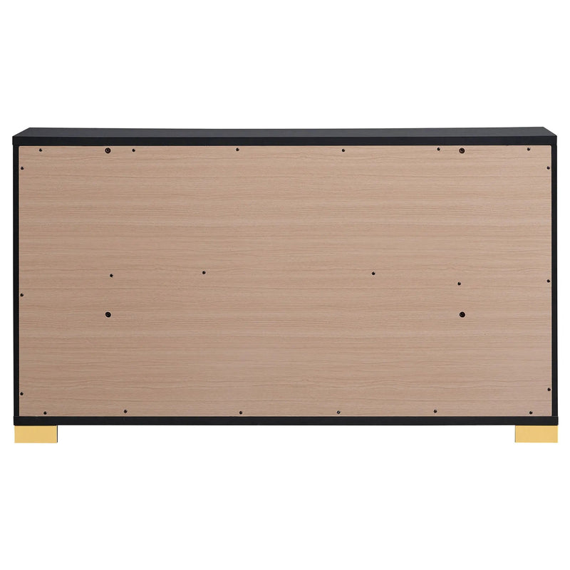 Marceline 6-drawer Dresser Black by Unique Piece Furniture