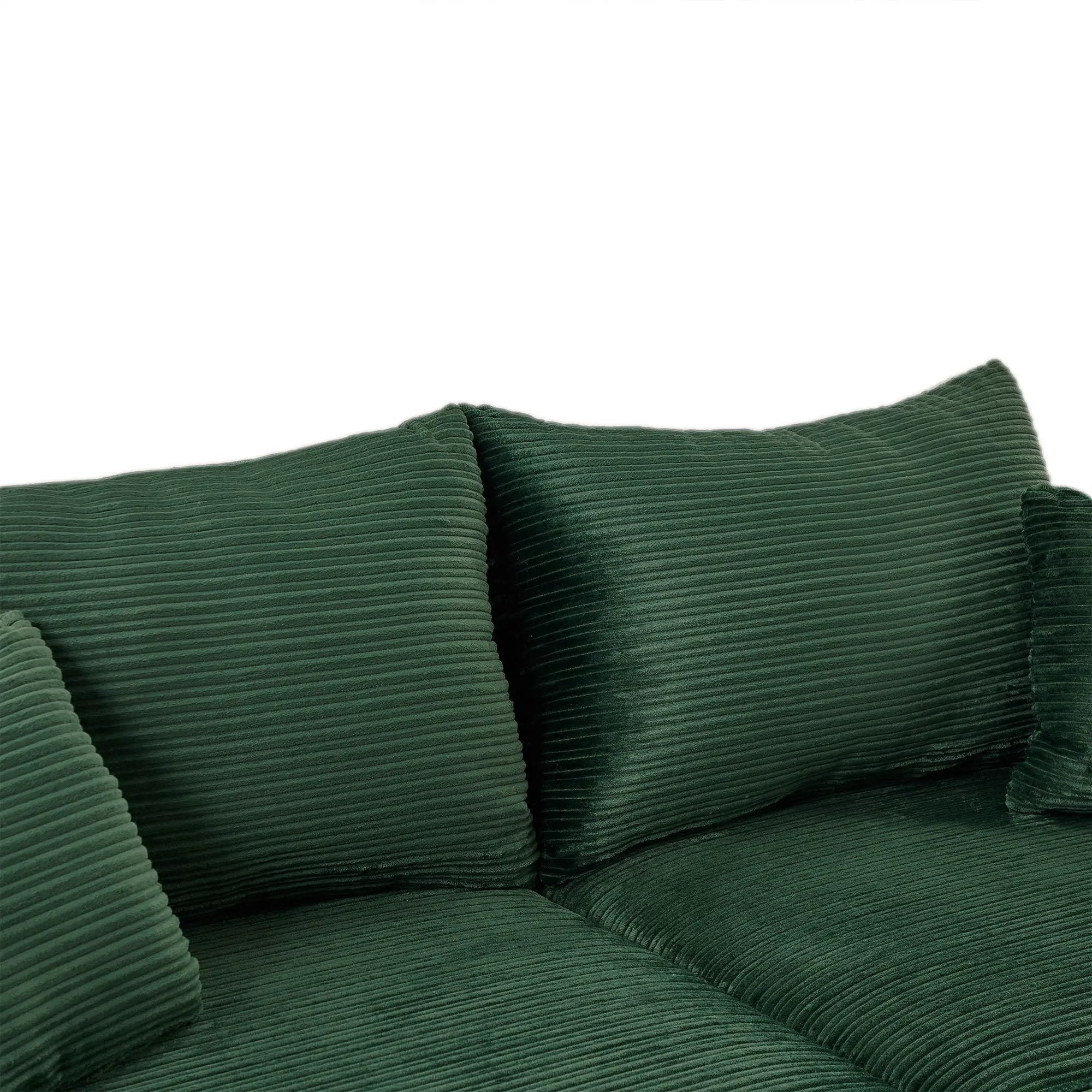 Modern Style Loveseat Sofa Sectional Sofa Couch With Storage Space, A Movable Ottoman, Two USB Ports, Two Cup Holders, A Phone Holder For Living Room by HouseOfZazla
