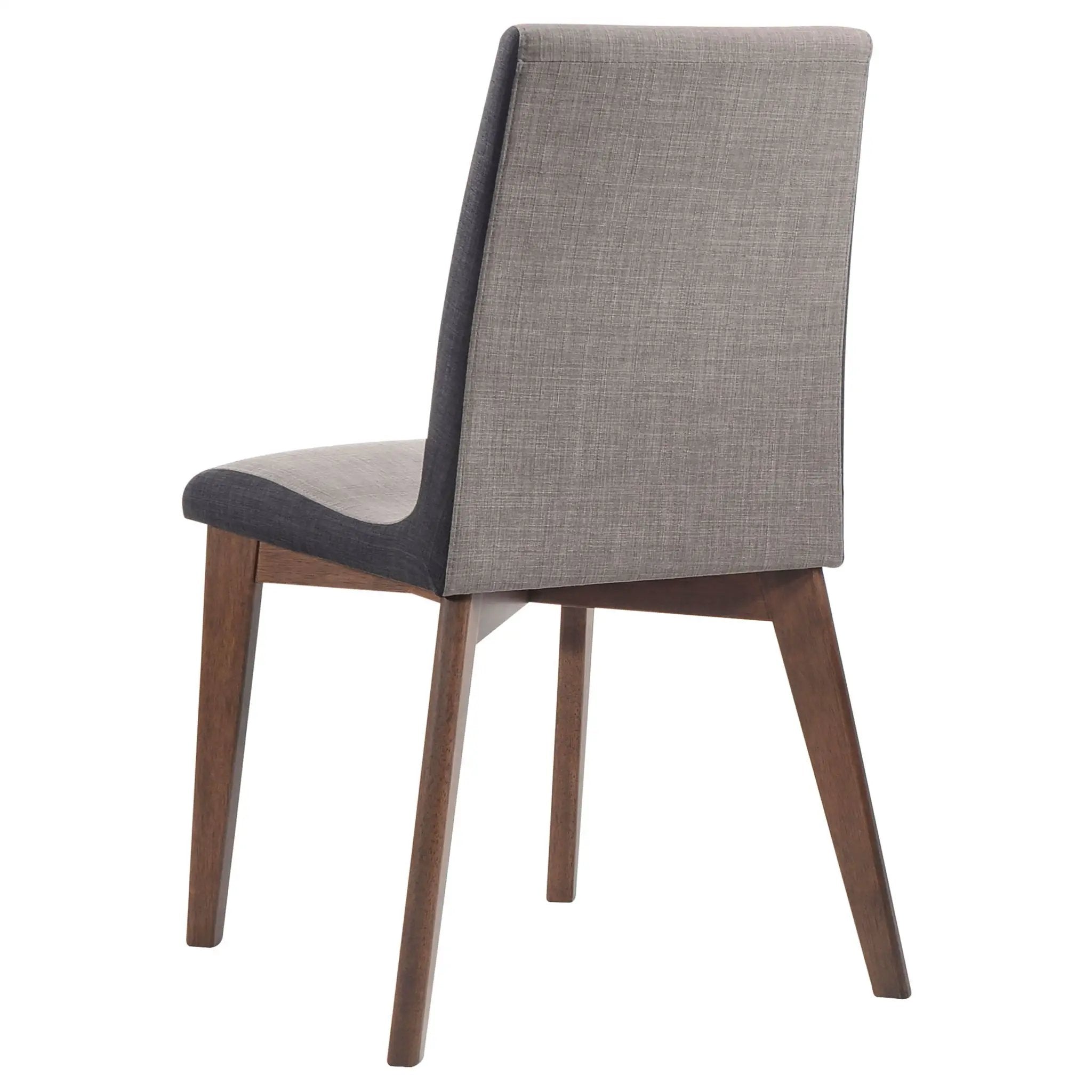Redbridge Upholstered Dining Side Chair Walnut (Set of 2) by Unique Piece Furniture