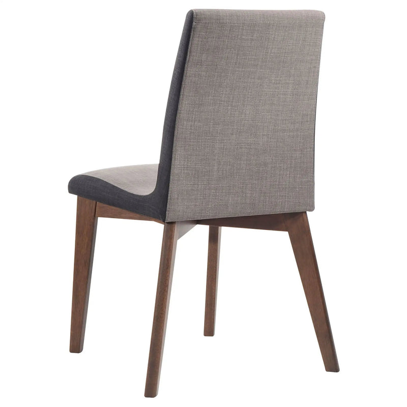 Redbridge Upholstered Dining Side Chair Walnut (Set of 2) by Unique Piece Furniture