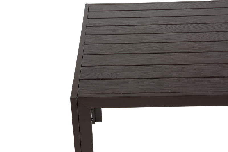 7 Pieces Patio Dining Set with Rectangular Table and 6 Textilene Chairs by HouseOfZazla