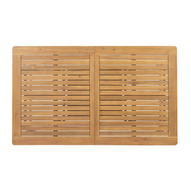 Extendable Acacia Wood Outdoor Dining Table by HouseOfZazla