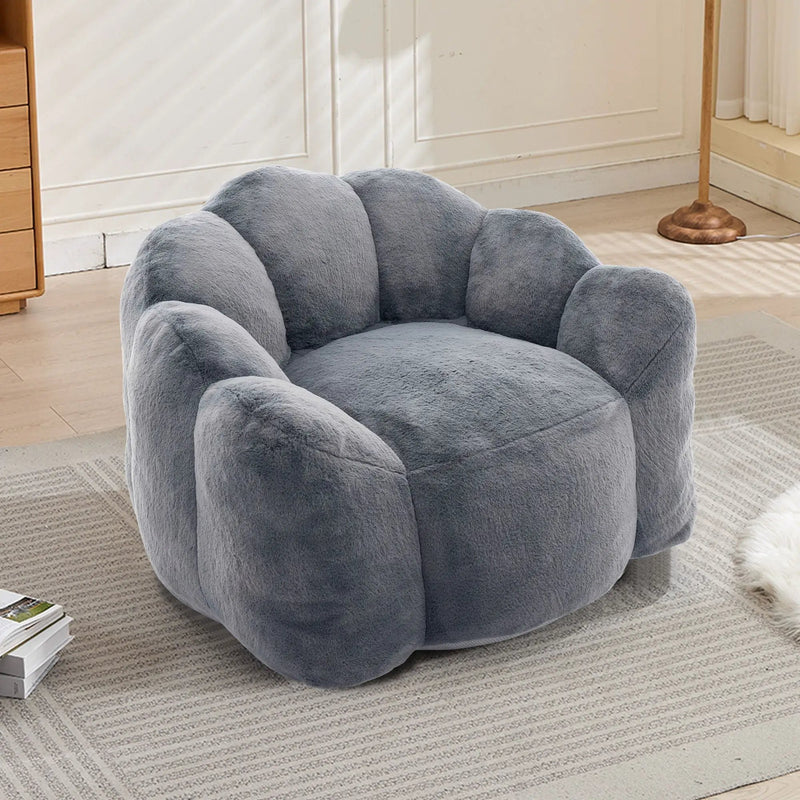Lotus Style Compression Sofa With Pull Ring by Unique Piece Furniture