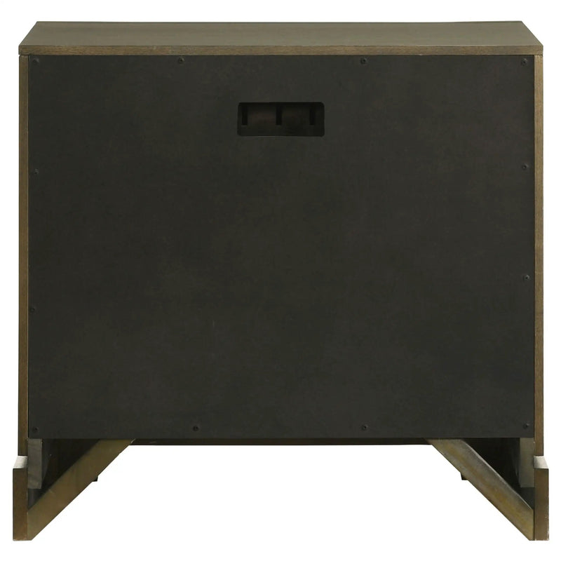 Gran Park 2-drawer Nightstand Bedside Table Dark Cocoa by Unique Piece Furniture