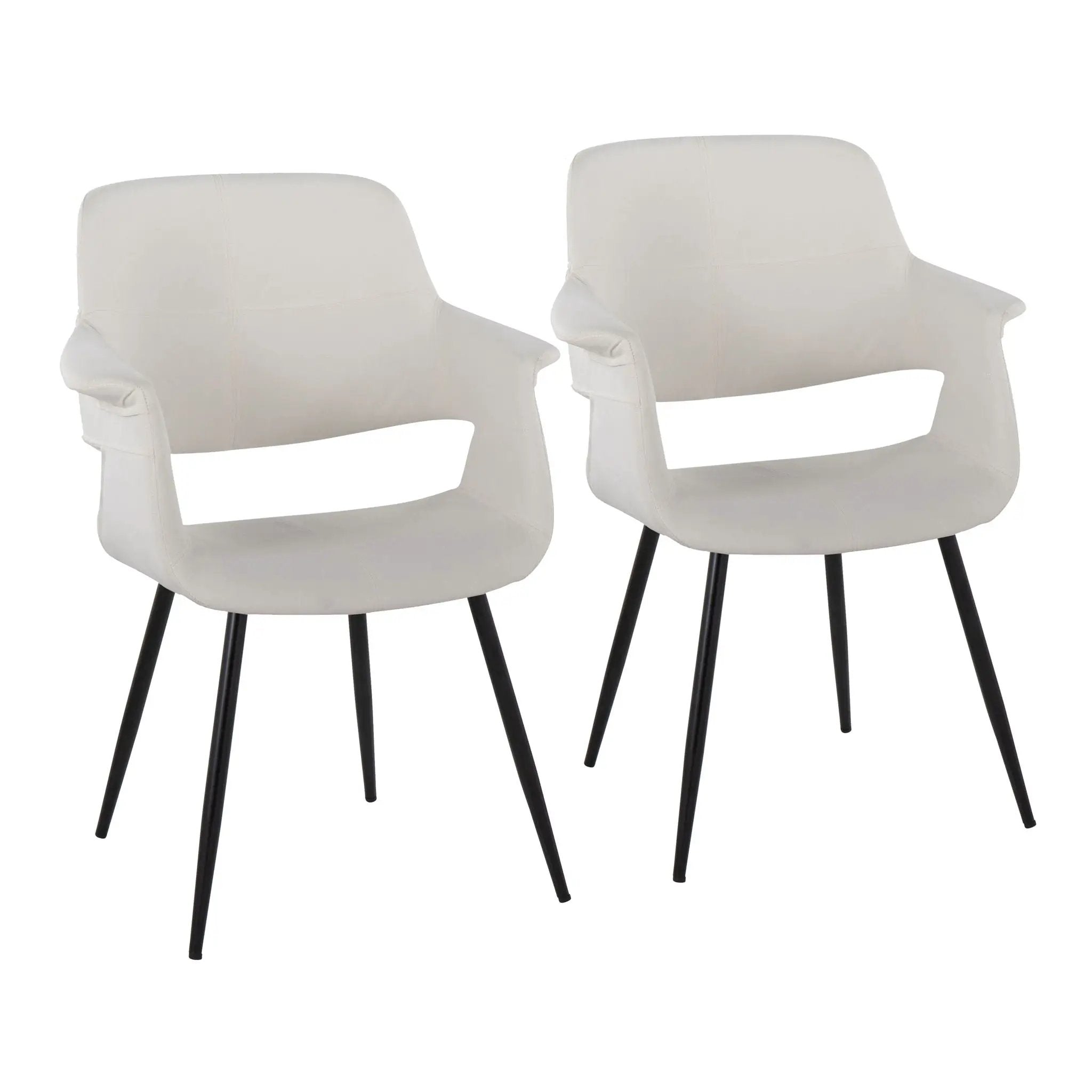 Vintage Flair - Glam, Art Deco Chair (Set of 2) by HouseOfZazla