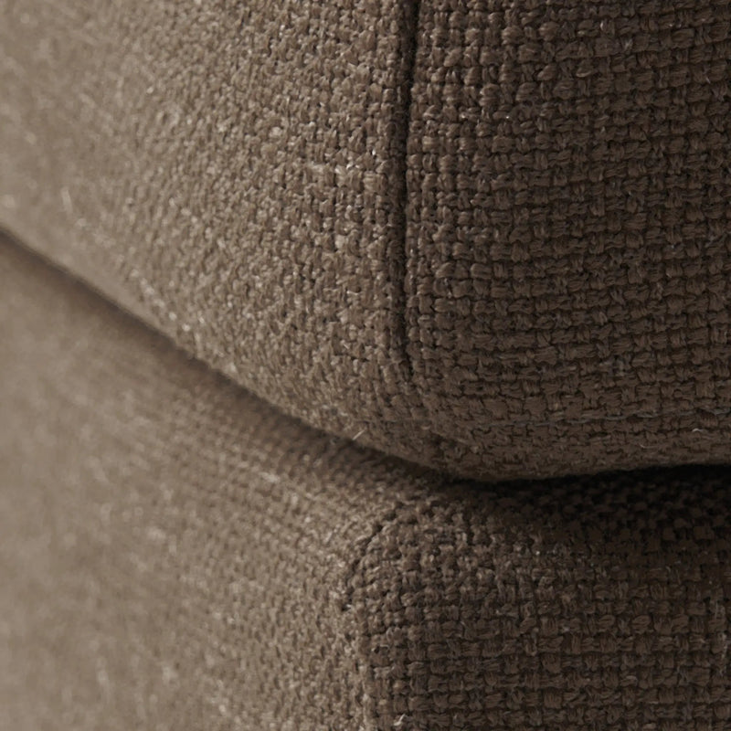 Upholstered Ottoman, Chocolate by HouseOfZazla