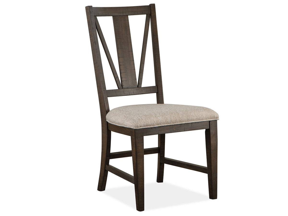 Westley Falls - Dining Side Chair With Upholstered Seat (Set of 2) - Graphite, photo 5 of 7