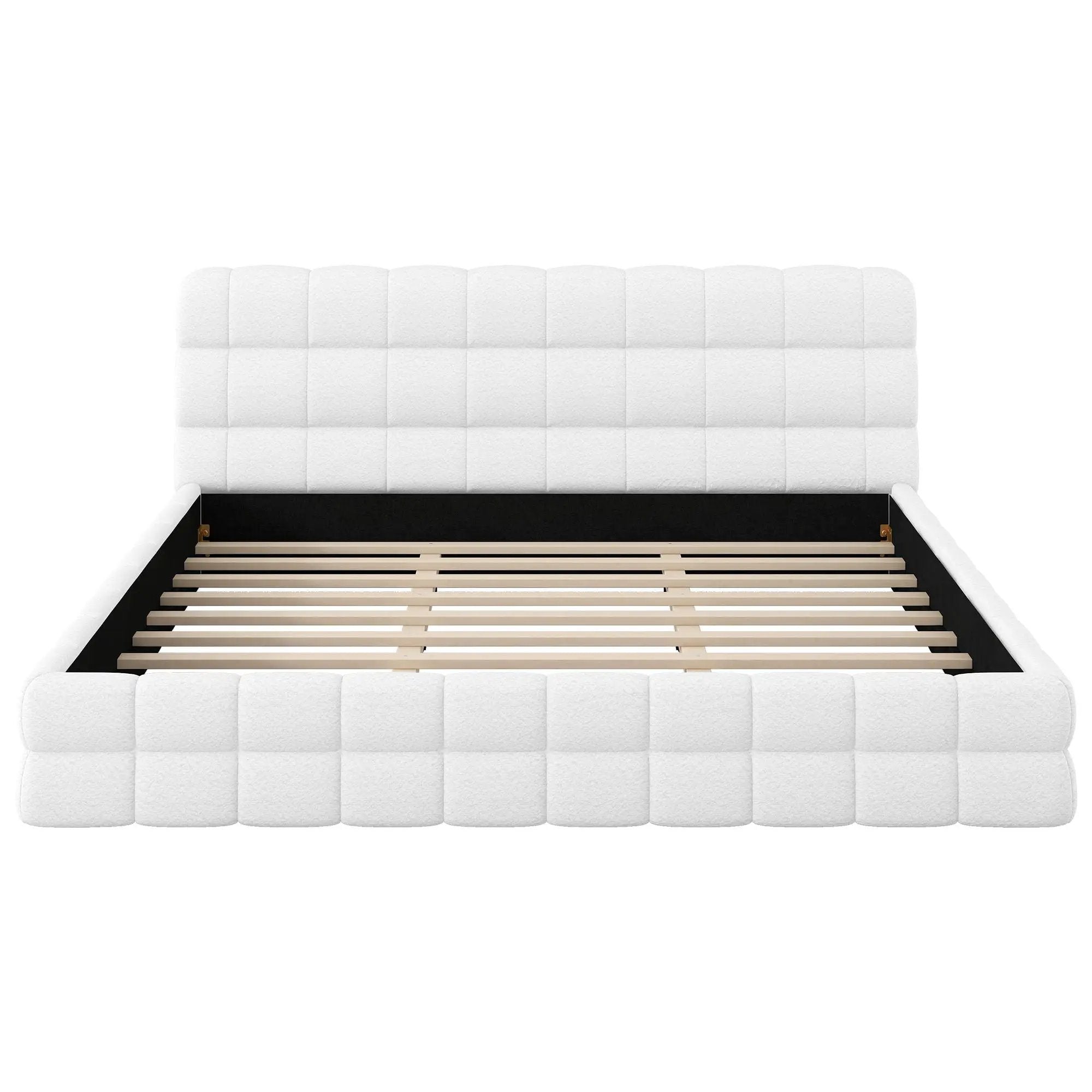 Upholstered Platform Bed With Headboard by Unique Piece Furniture