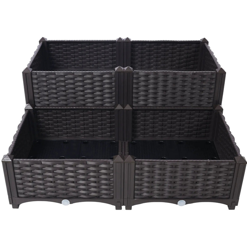 4 Piece Raised Garden Bed with Legs by HouseOfZazla