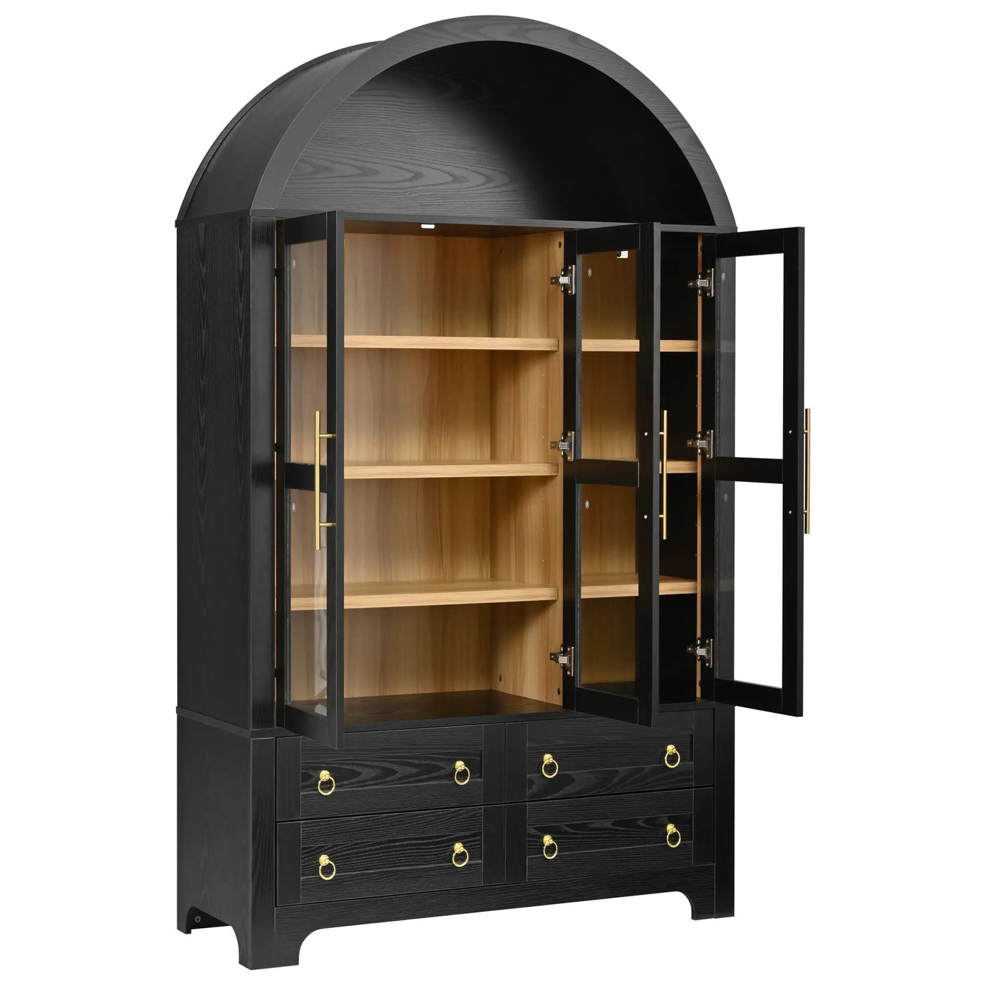 K&K 72.8" Tall Arched Pantry Cabinet by HouseOfZazla