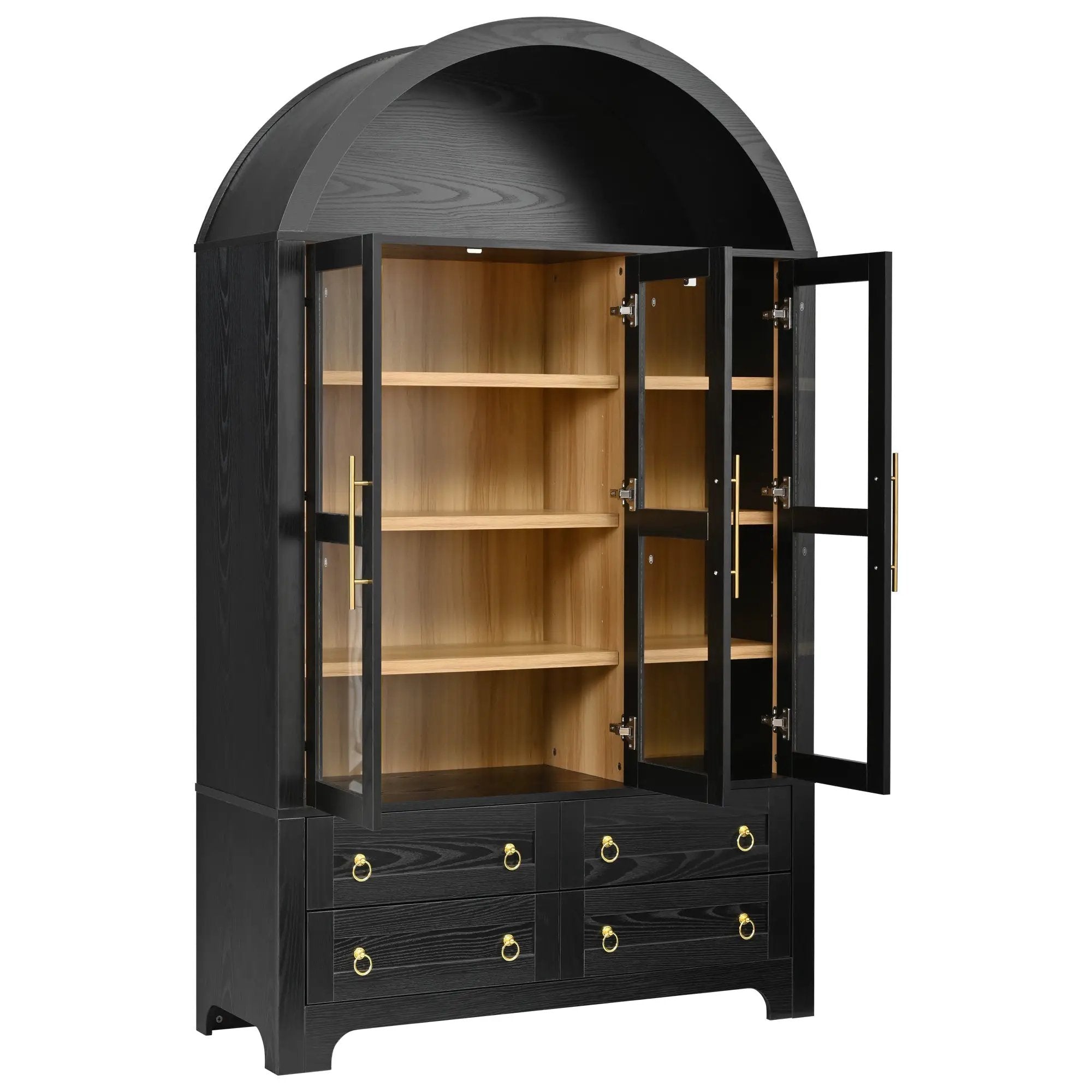 K&K 72.8" Tall Arched Pantry Cabinet by HouseOfZazla