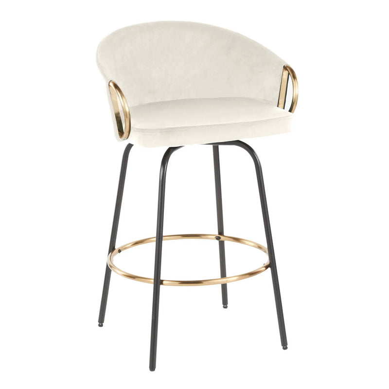 Claire - Contemporary / Glam Counter Stool (Set of 2) by HouseOfZazla