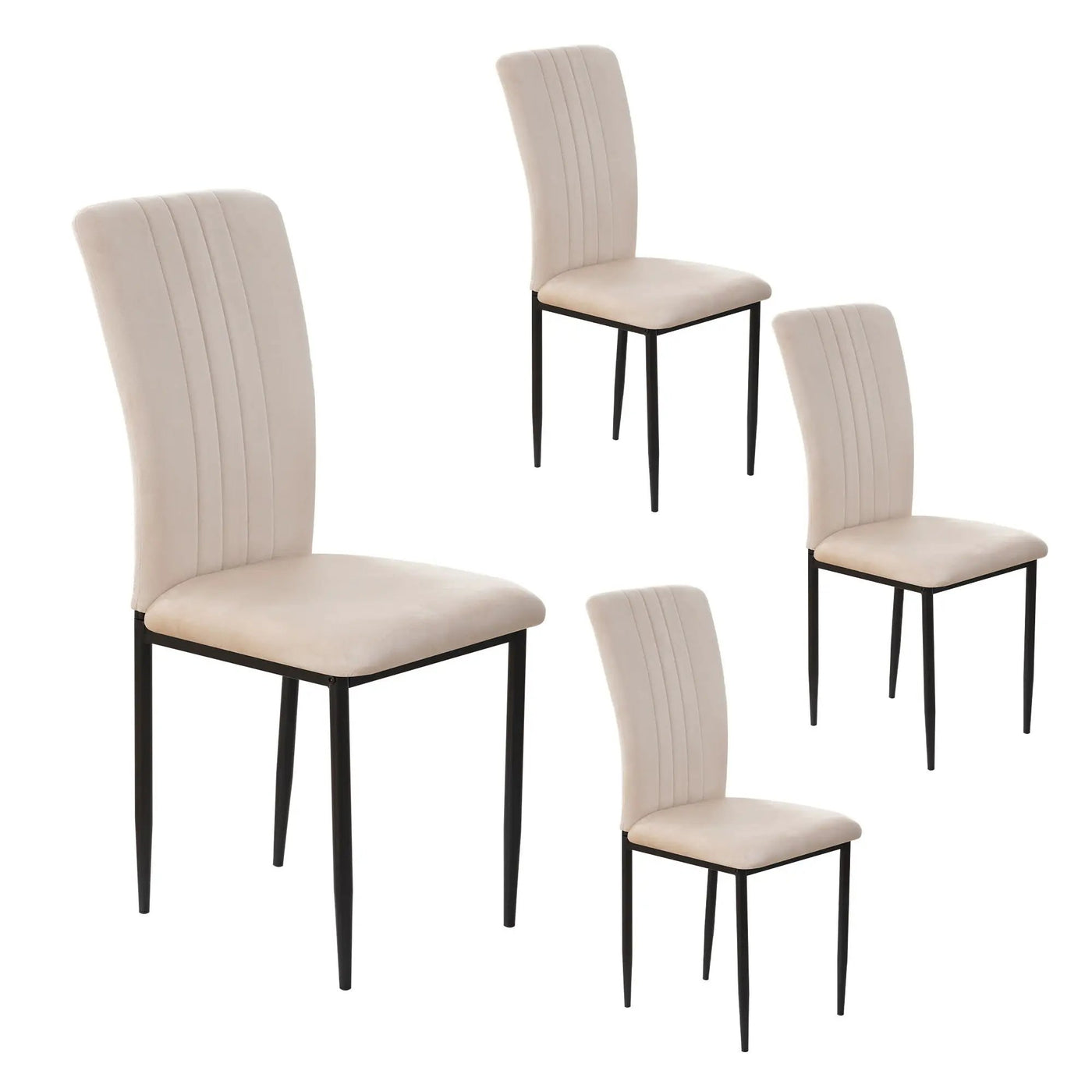 Velvet Dining Chairs For Dining Room (Set of 4) by HouseOfZazla