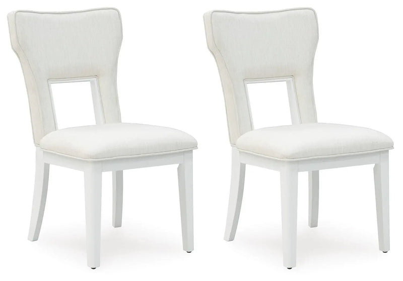 Chalanna - Dining Upholstered Side Chair (Set of 2) - White by Unique Piece Furniture