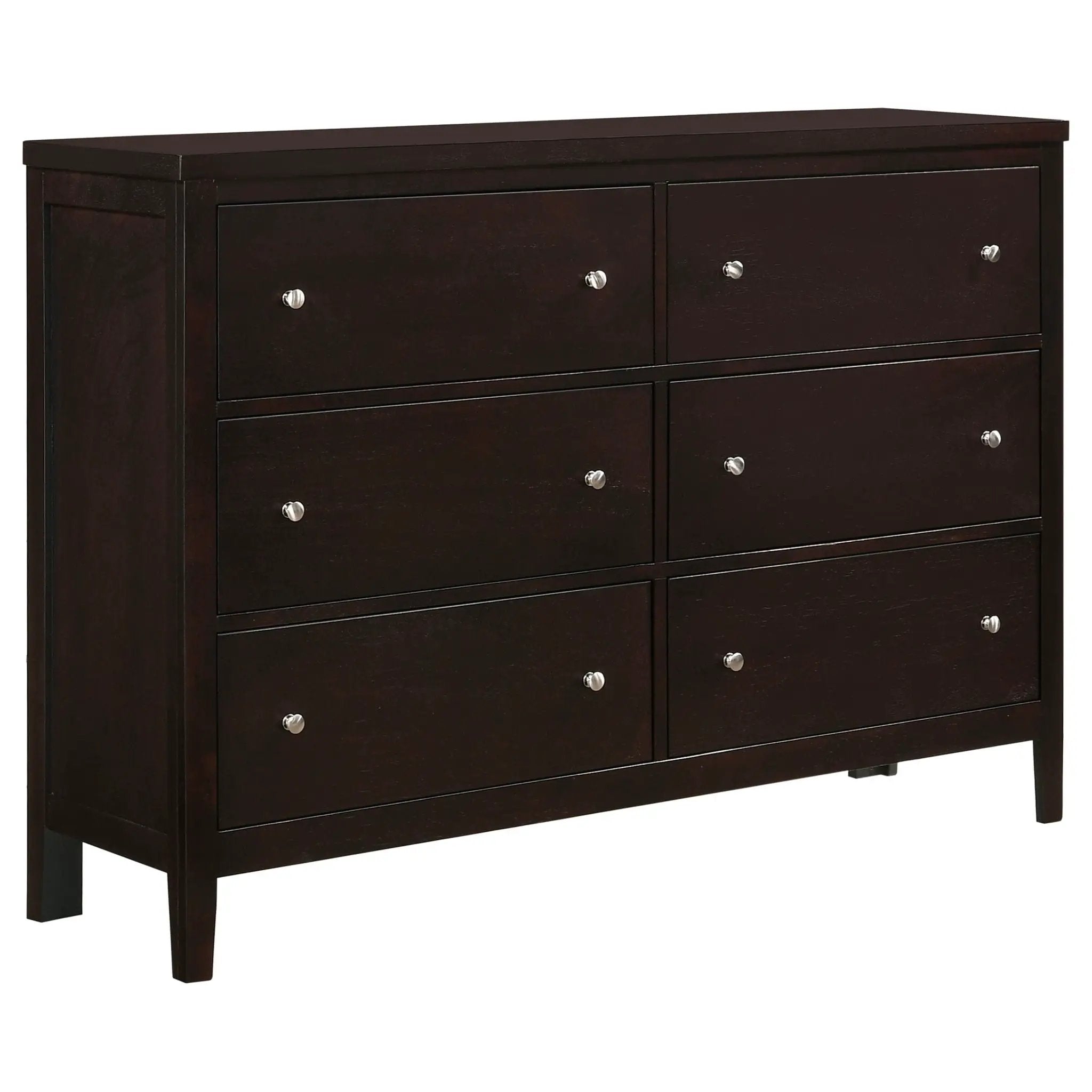Carlton 6-drawer Dresser Cappuccino by Unique Piece Furniture
