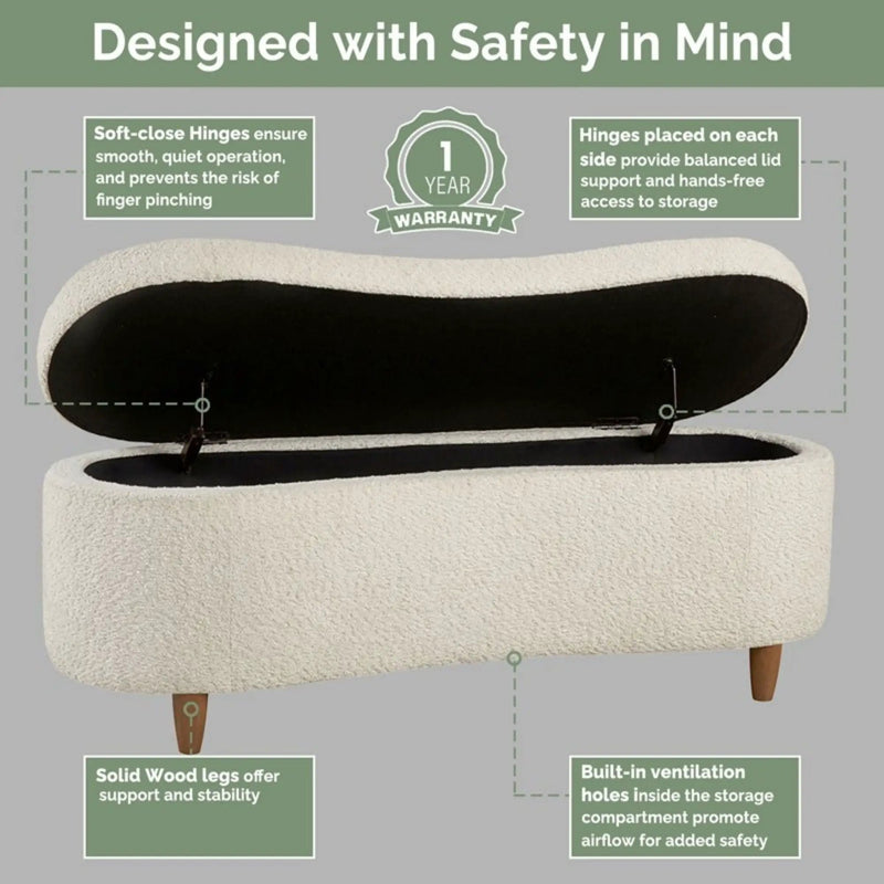 Flip Top Storage Bench by HouseOfZazla