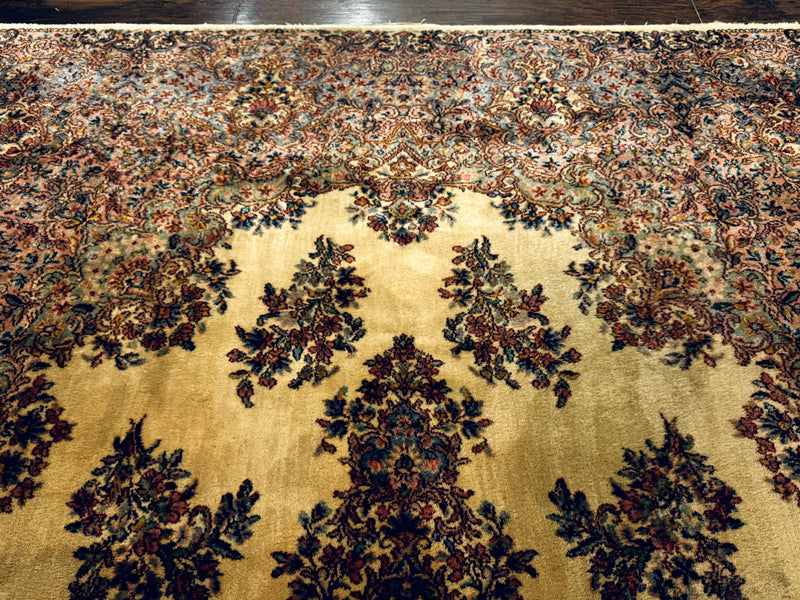 Karastan Kirman Rug #781, Antique Karastan Oriental Carpet 8.8 x 12, Wool Area Rug, Original Collection 700 Series, Rare Discontinued by Jewel Rugs