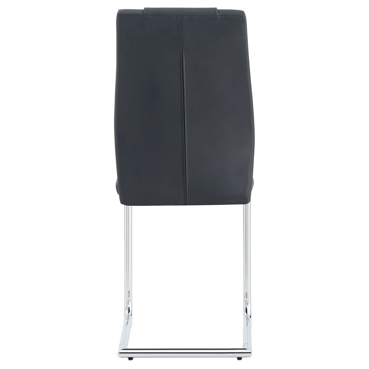 Modern Dining Chairs With Padded Seat, Metal Legs by HouseOfZazla
