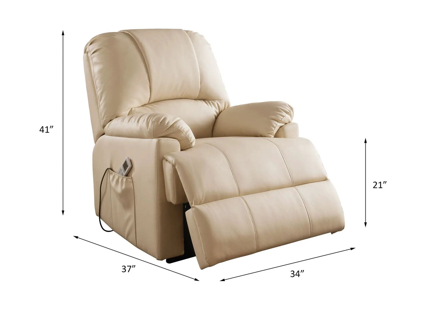 Ixora - Recliner w/Power Lift & Massage by Unique Piece Furniture