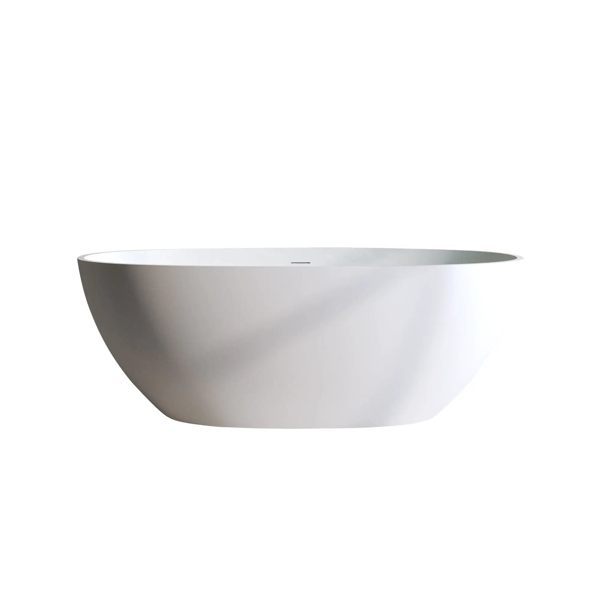 Solid Surface Freestanding Soaking Tub by HouseOfZazla