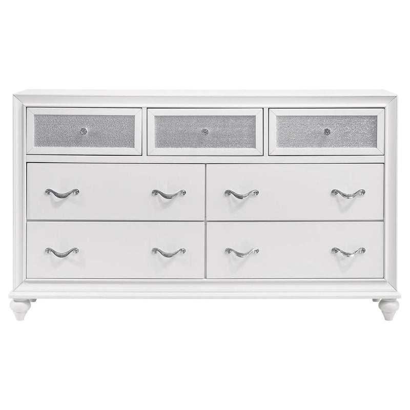 Barzini 7-drawer Dresser White by Unique Piece Furniture