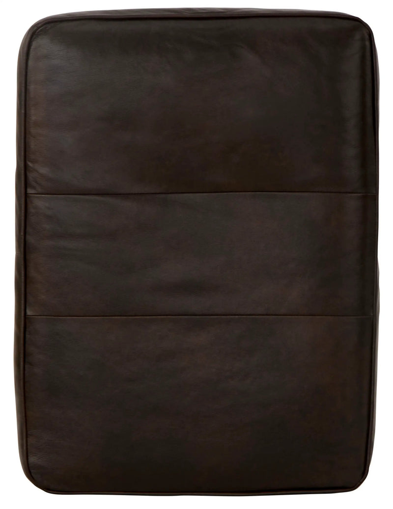 Roberto - Leather Ottoman - Cocoa by Unique Piece Furniture