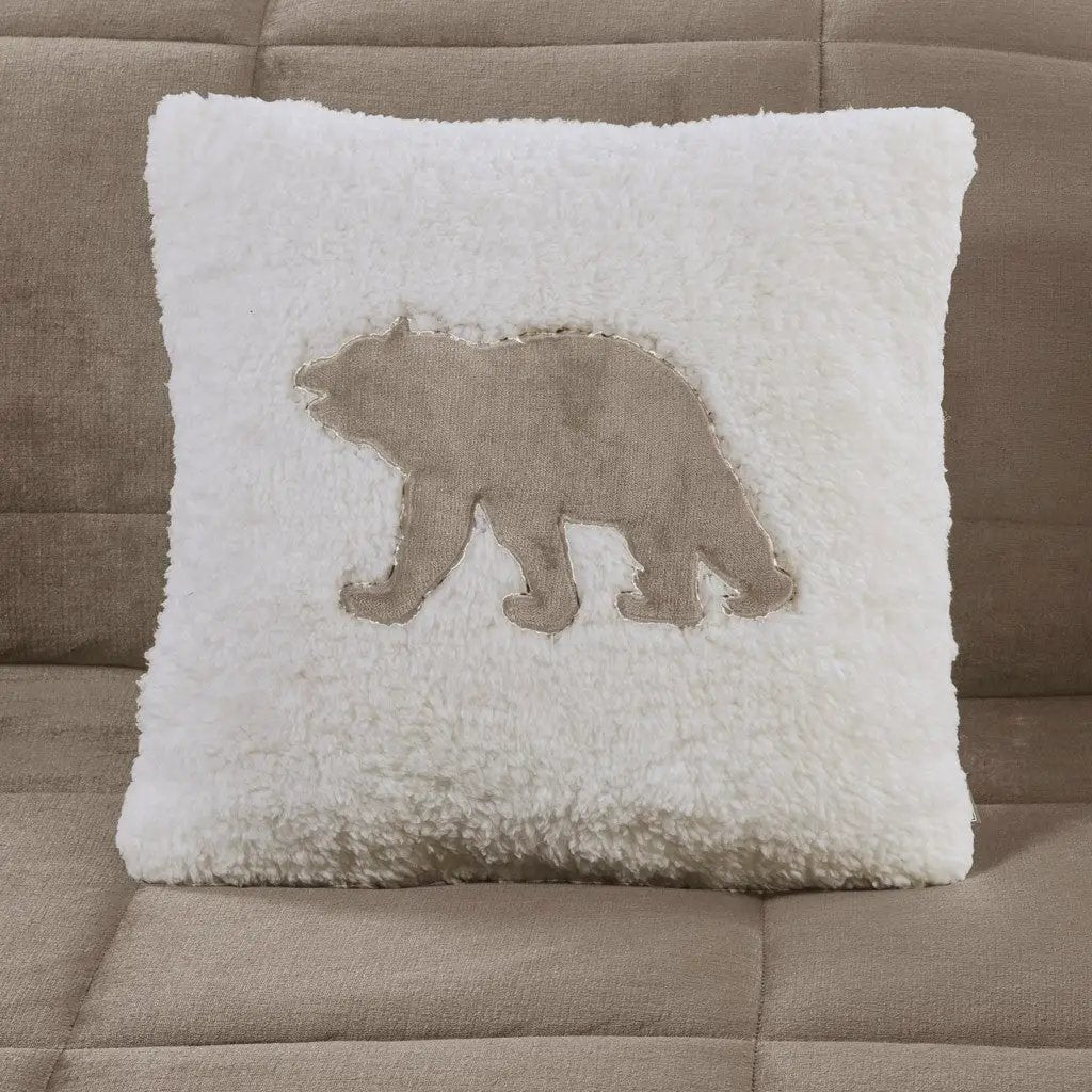 Full/Queen Plush to Sherpa Down Alternative Comforter Set by HouseOfZazla