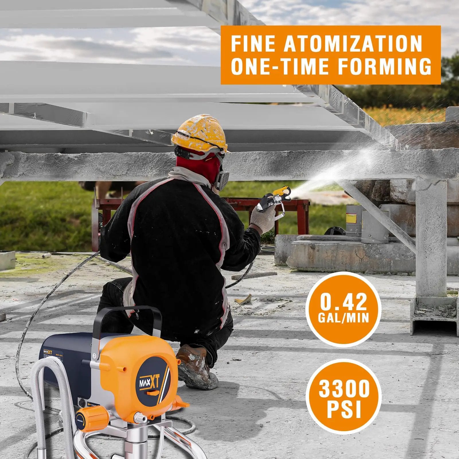 3300PSI Airless Paint Sprayer with Stand by HouseOfZazla