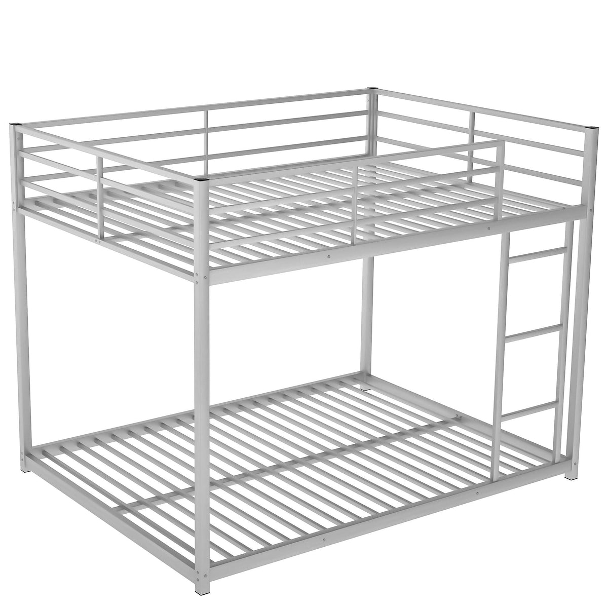 Metal Bunk Bed, Low Bunk Bed With Ladder, photo 19 of 21
