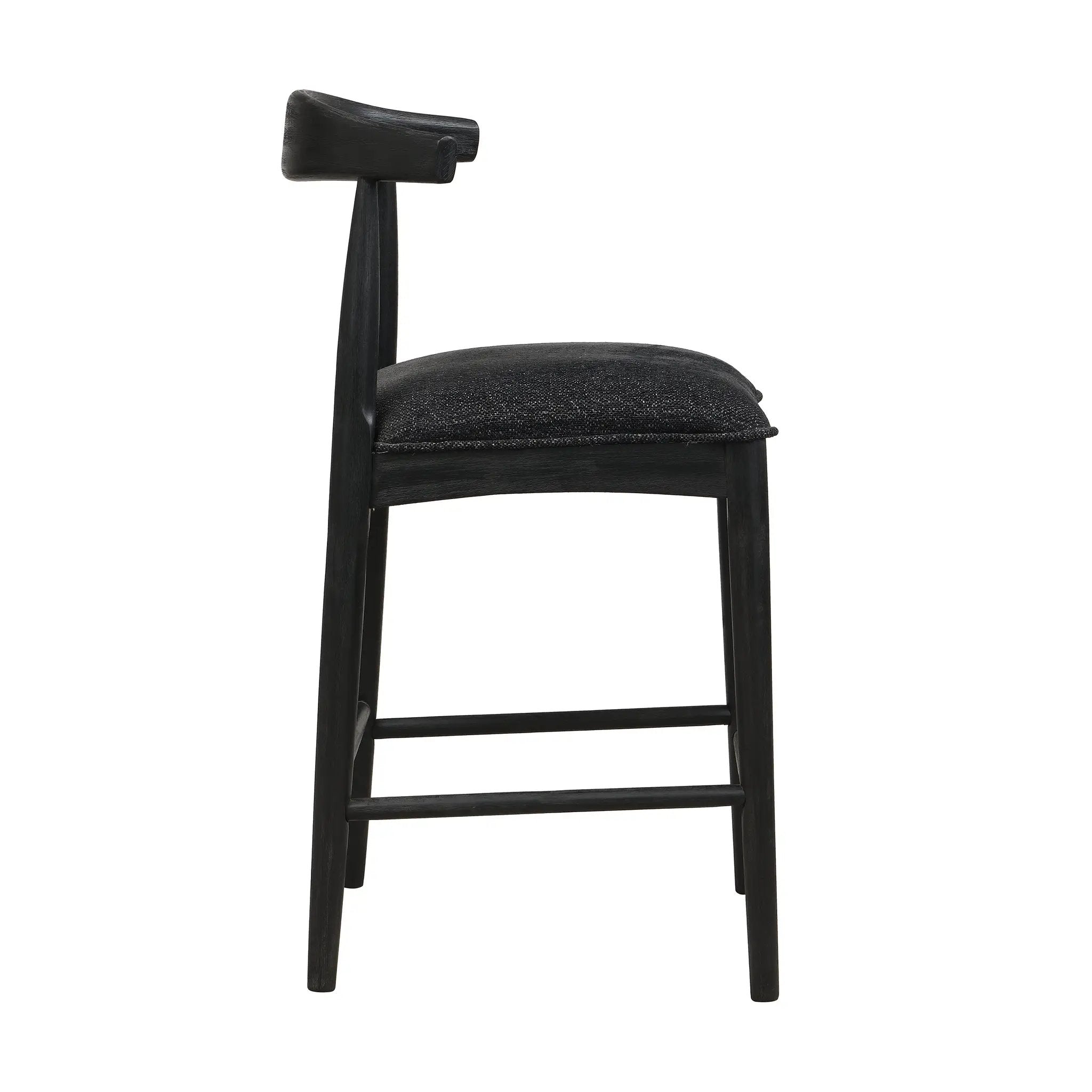 Counter Stool in Fabric Upholstery by HouseOfZazla