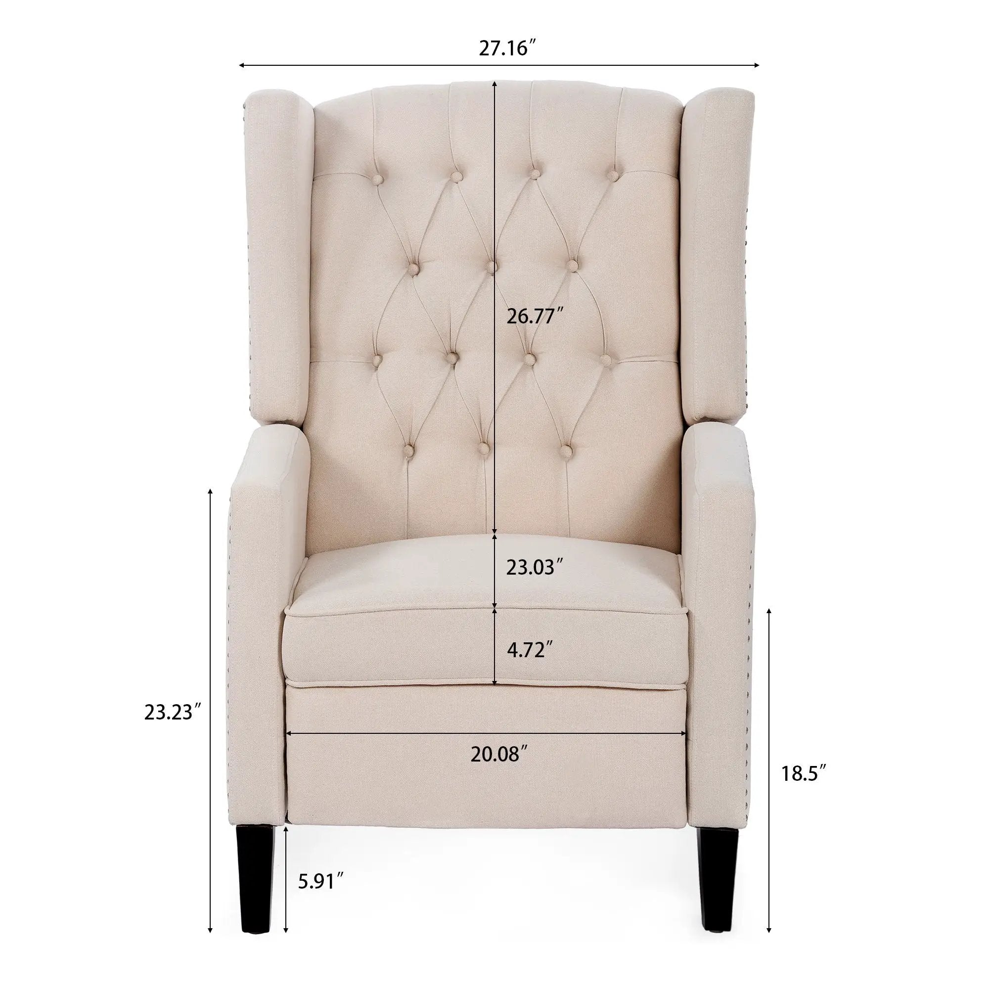 Manual Wing Chair Recliner by HouseOfZazla