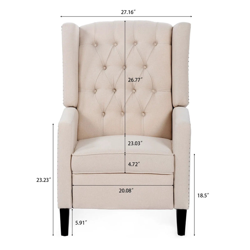Manual Wing Chair Recliner by HouseOfZazla