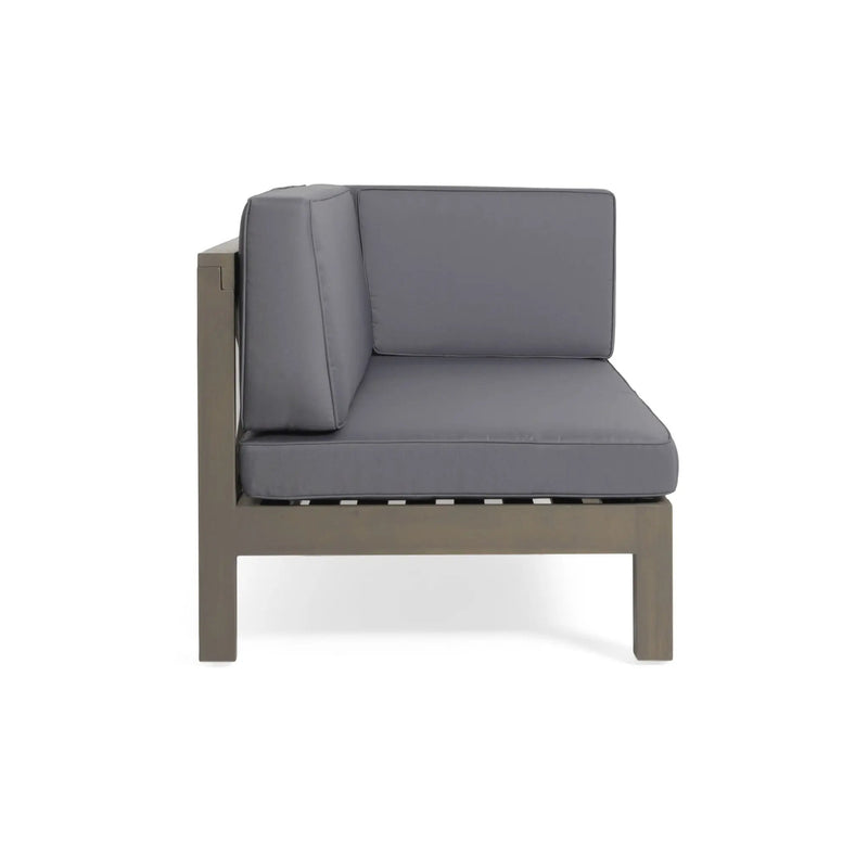 Brava - X Back Corner Bench by HouseOfZazla