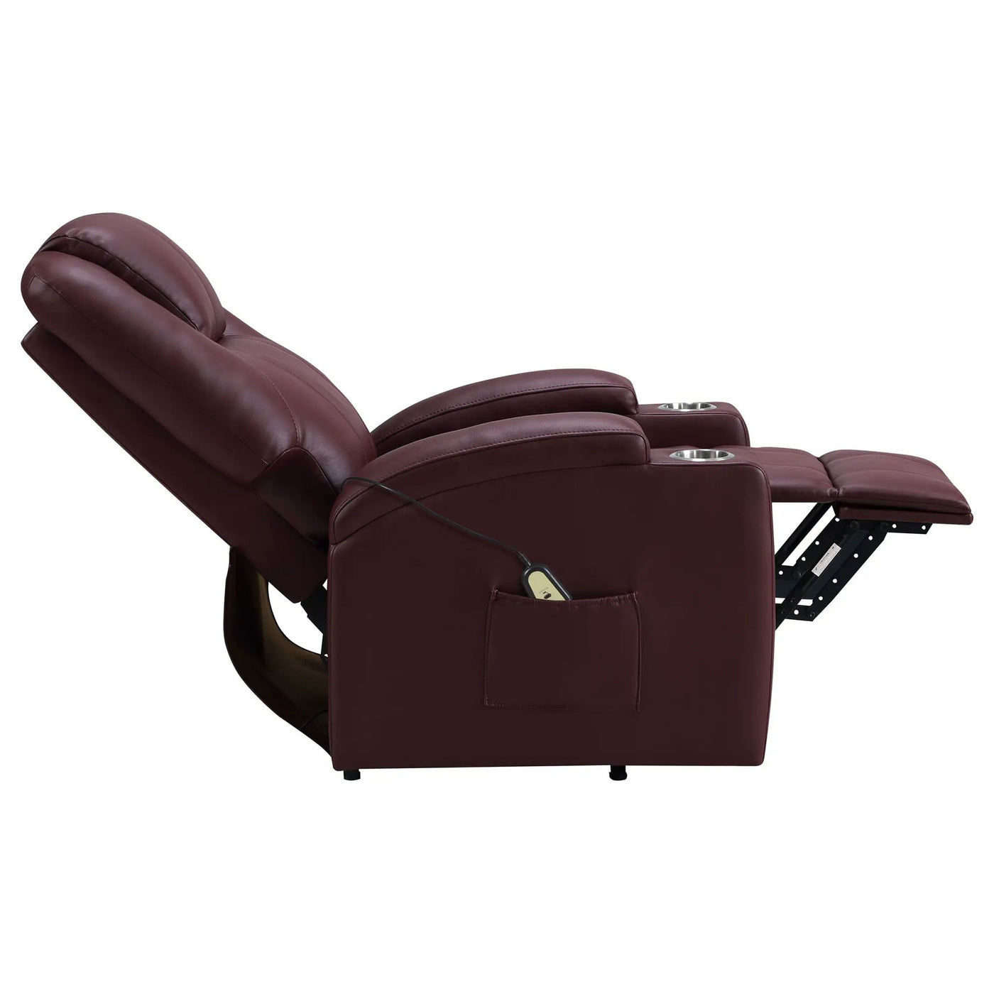 Macklin - Power Lift Massage Recliner With Heat And Dual Cupholders by HouseOfZazla