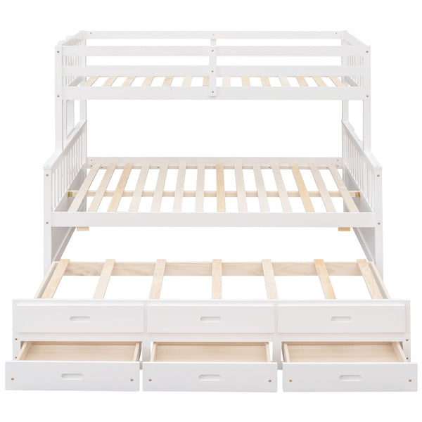 Bunk Bed With Twin Size Trundle And Drawers, photo 2 of 14