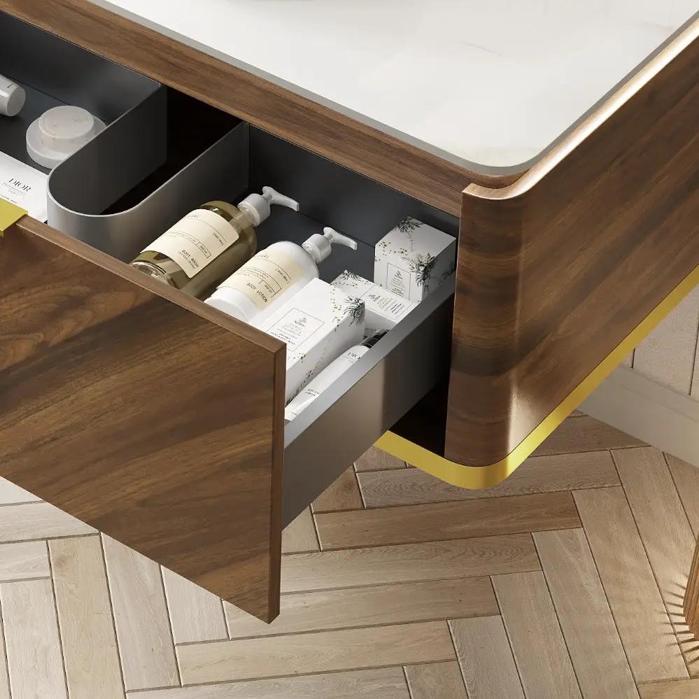 DIPA 36" Wall-Mounted Carrara Bathroom Vanity by HouseOfZazla