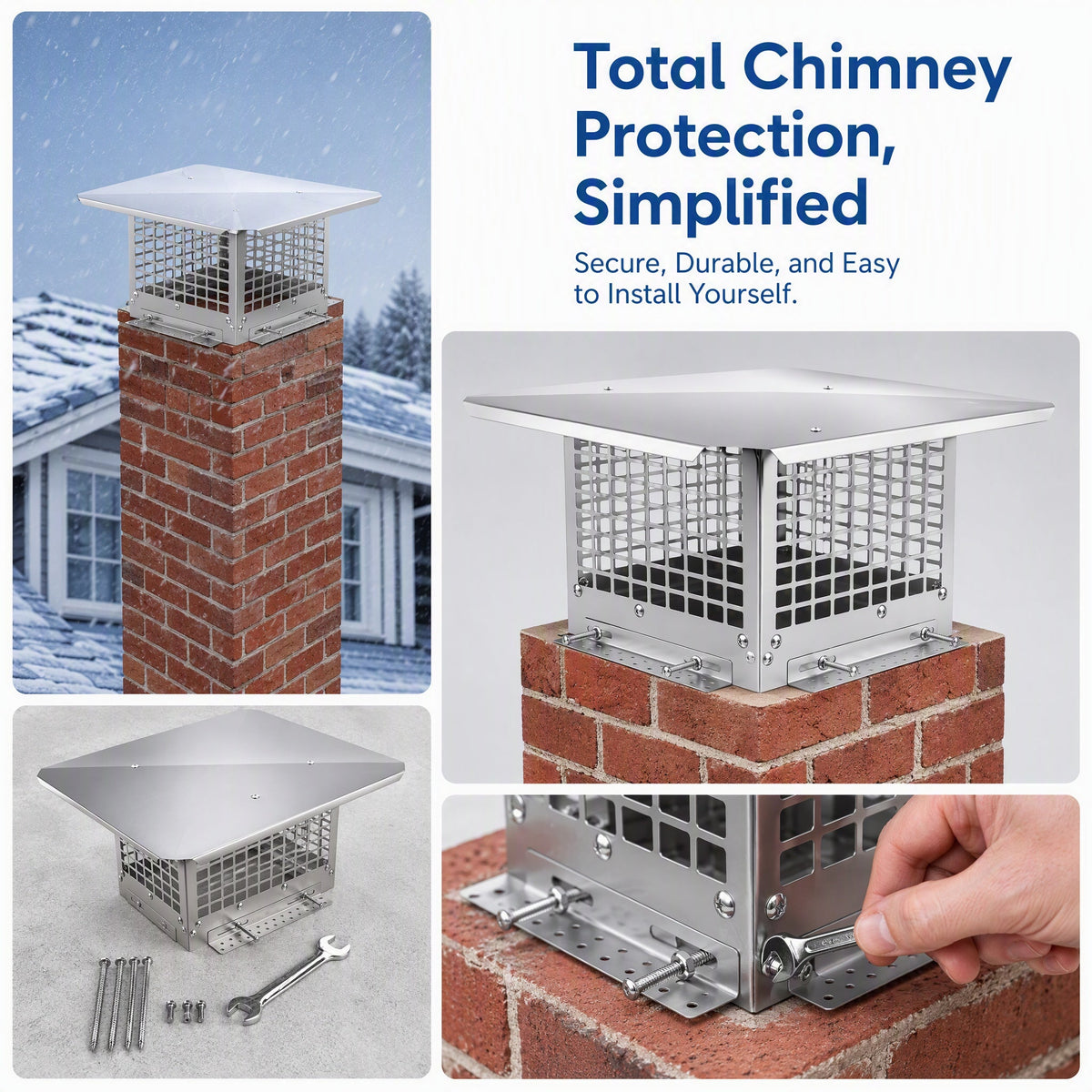 Stainless Steel Adjustable Chimney Cap, photo 8 of 10