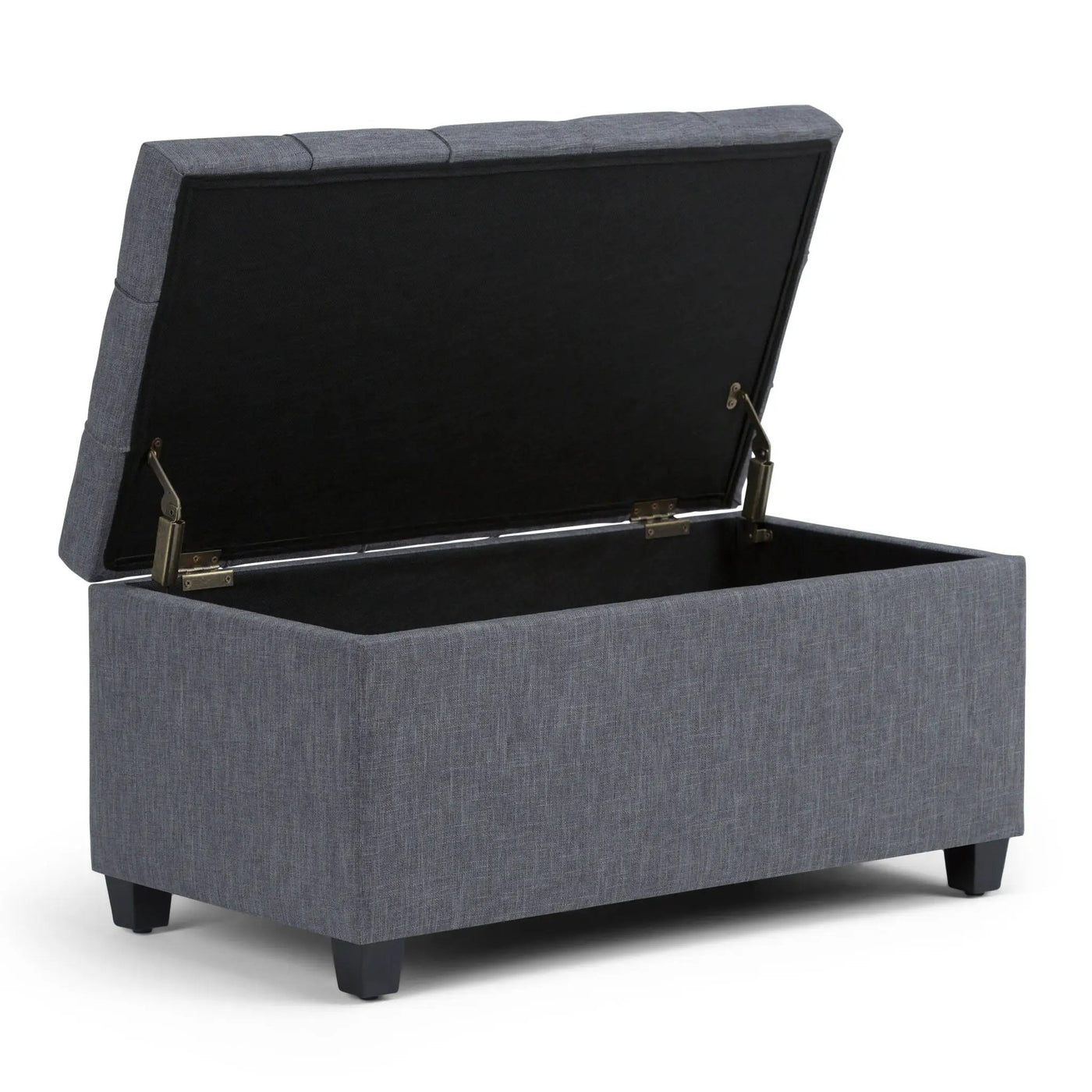 Sienna - Upholstered Storage Ottoman Bench by HouseOfZazla