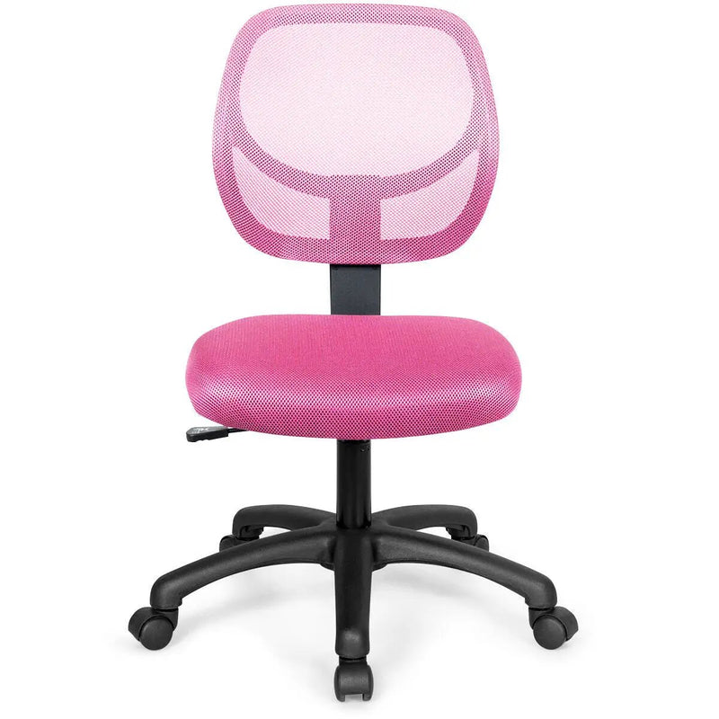 Low-back Computer Task Chair with Adjustable Height and Swivel Casters by DirectDeals