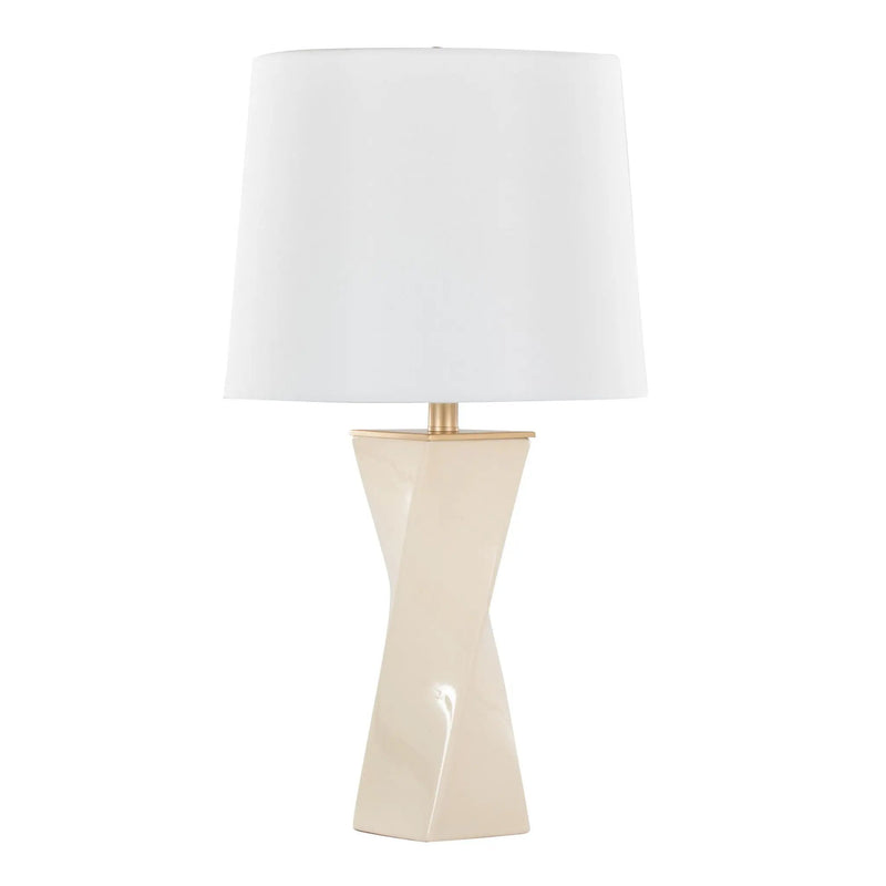 Curvo - Square Contemporary Table Lamp by HouseOfZazla